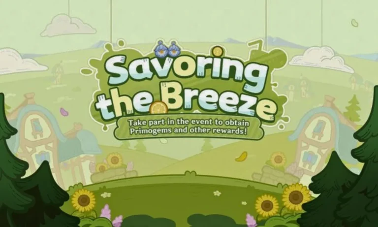 Genshin Impact Web Event Savoring the Breeze