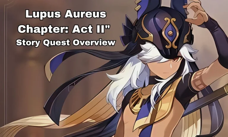 Genshin Impact Lupus Aureus Chapter