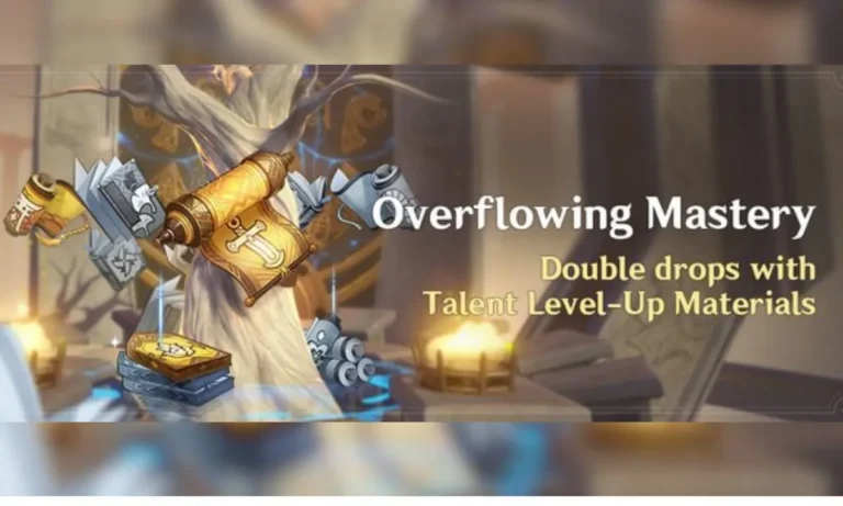 Genshin Impact Overflowing Mastery Event