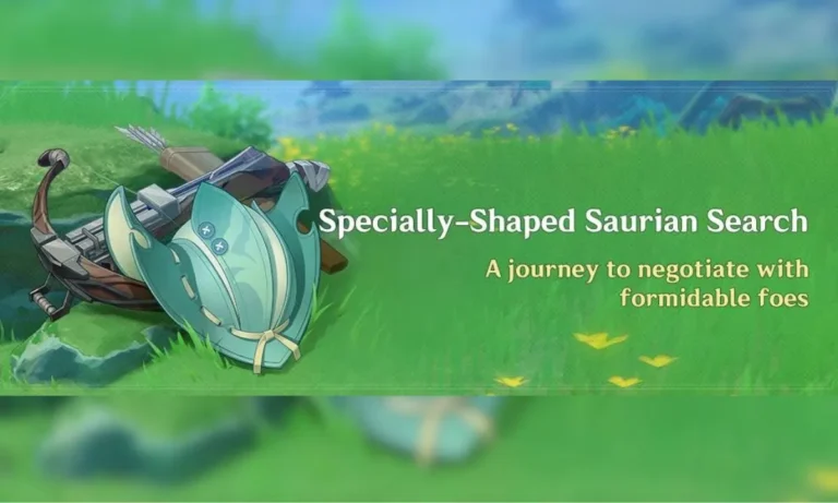 Genshin Impact Specially-Shaped Saurian Search Event