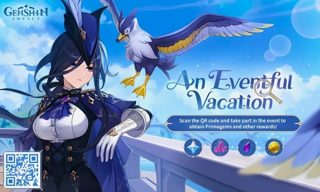 Genshin Impact Web Event An Eventful Vacation