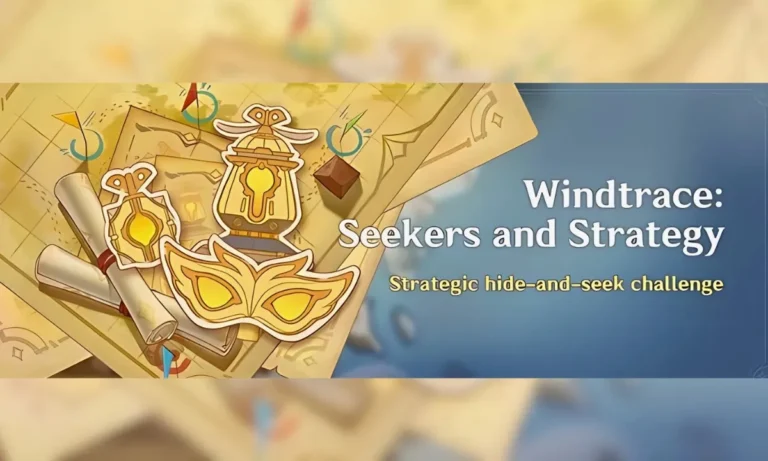 Genshin Impact Windtrace Seekers and Strategy Event