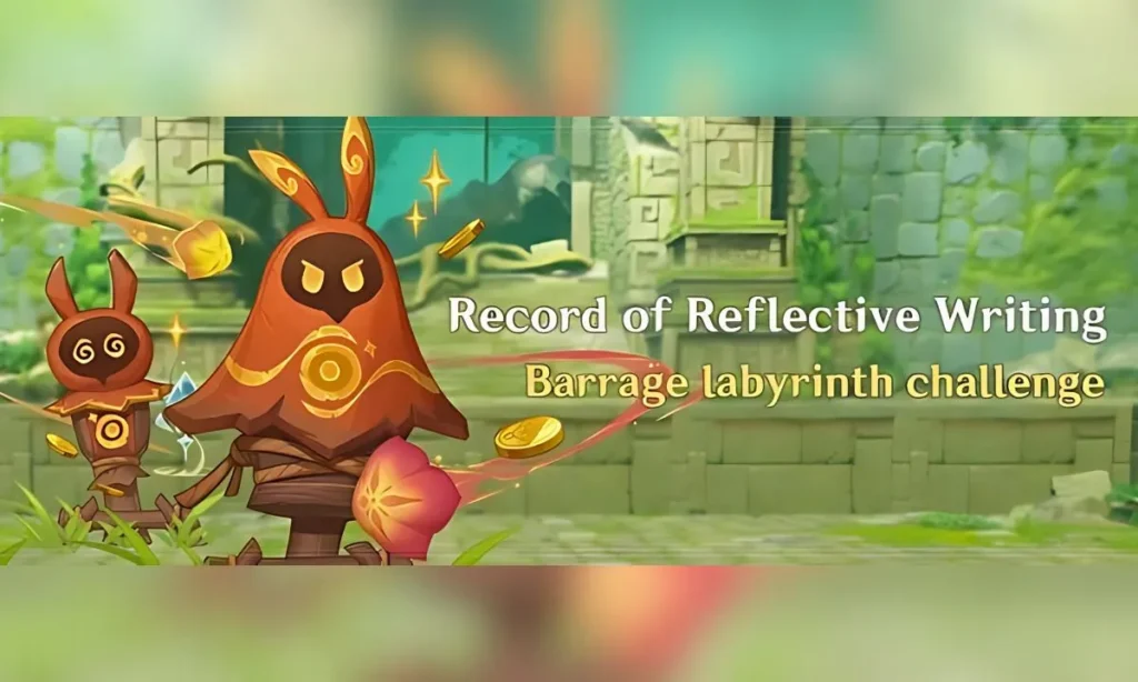 Genshin Impact Record of Reflective Writing Event