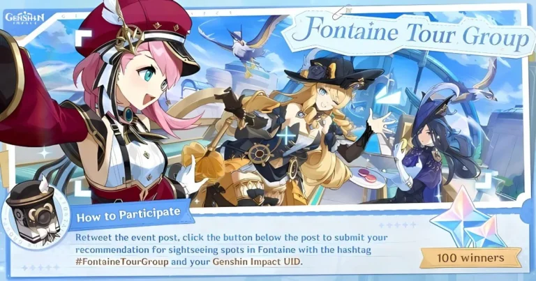 Genshin Impact Fontaine Tour Group Event