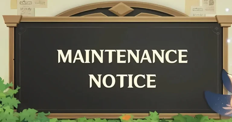 Genshin Impact Stellar Reunion & Maintenance Details