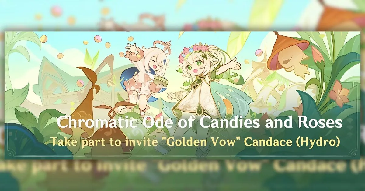Genshin Impact Chromatic Ode Of Candies And Roses Event Start On 23rd ...