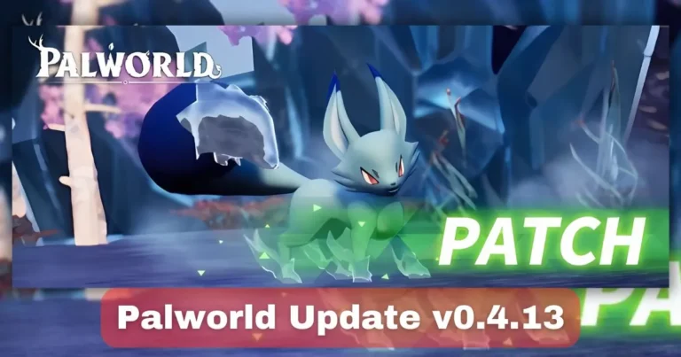Palworld Update v0.4.13 Brings Major Fixes and Gameplay Tweaks