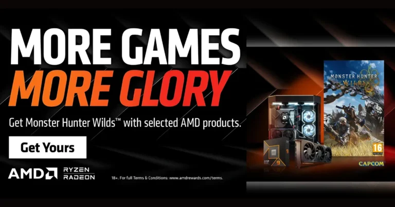 AMD Announces Ryzen 9000/7000 and Radeon 7000 “Monster Hunter Wilds” Game Bundle