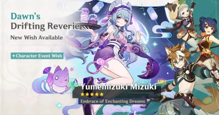 Genshin Impact: "Dawn's Drifting Reverie" Event Wish – Boost Your Party with Yumemizuki Mizuki and More!