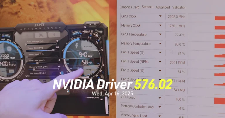 Nvidia Driver Warning - Critical Issue Found in Latest Update (Version 576.02)