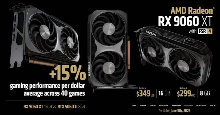 AMD Unveils Radeon RX 9060 XT - $299 8GB and $349 16GB Models to Challenge NVIDIA