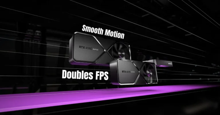 NVIDIA's New "Smooth Motion" Doubles FPS for RTX 40 GPUs in Any Game