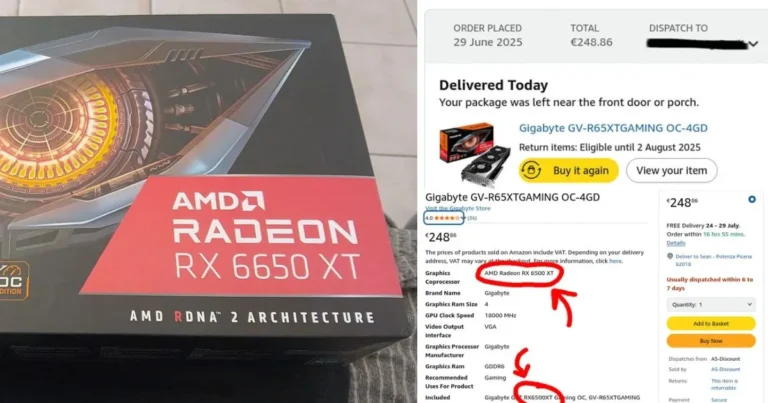 Student Orders Budget 6500XT GPU, Gets Powerful 6650XT Upgrade by Mistake!