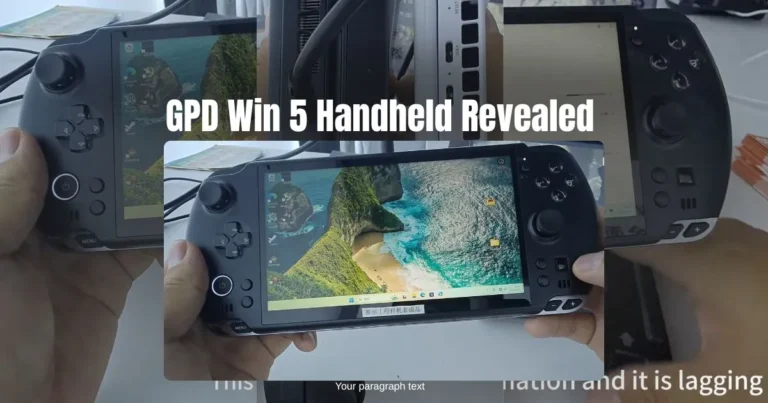GPD Win 5 Handheld Revealed - AMD Strix Halo Power Meets Controversial Design