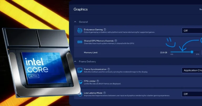 Intel Unlocks Hidden AI Power - Core Ultra Gains Custom GPU Memory Control