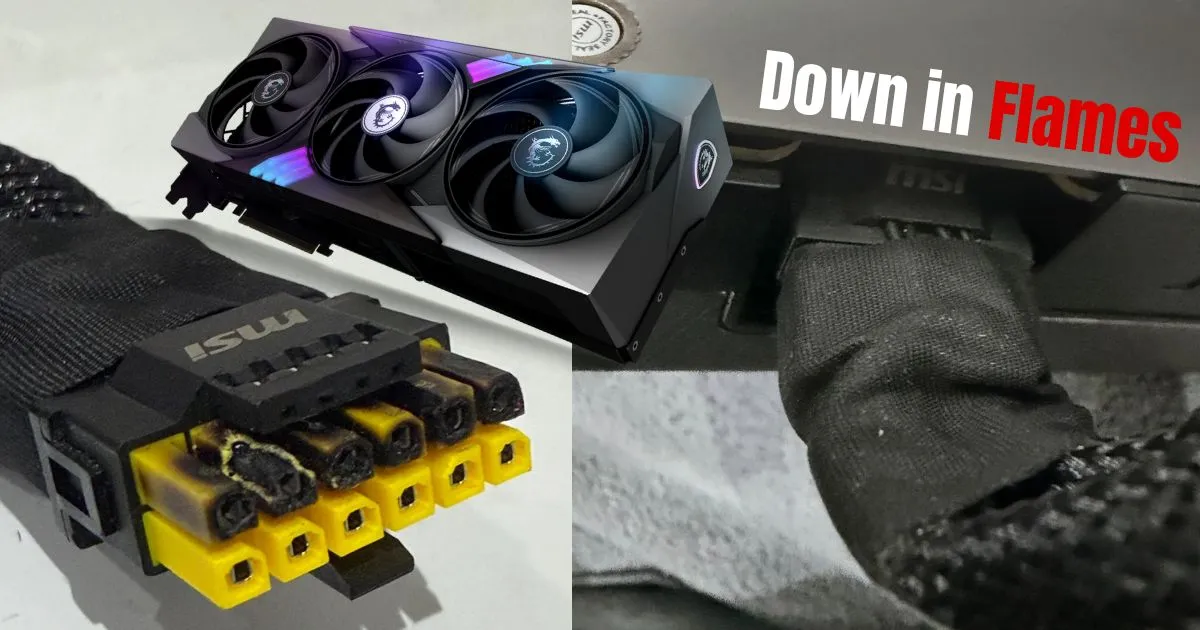 Another MSI RTX 5090 Down In Flames