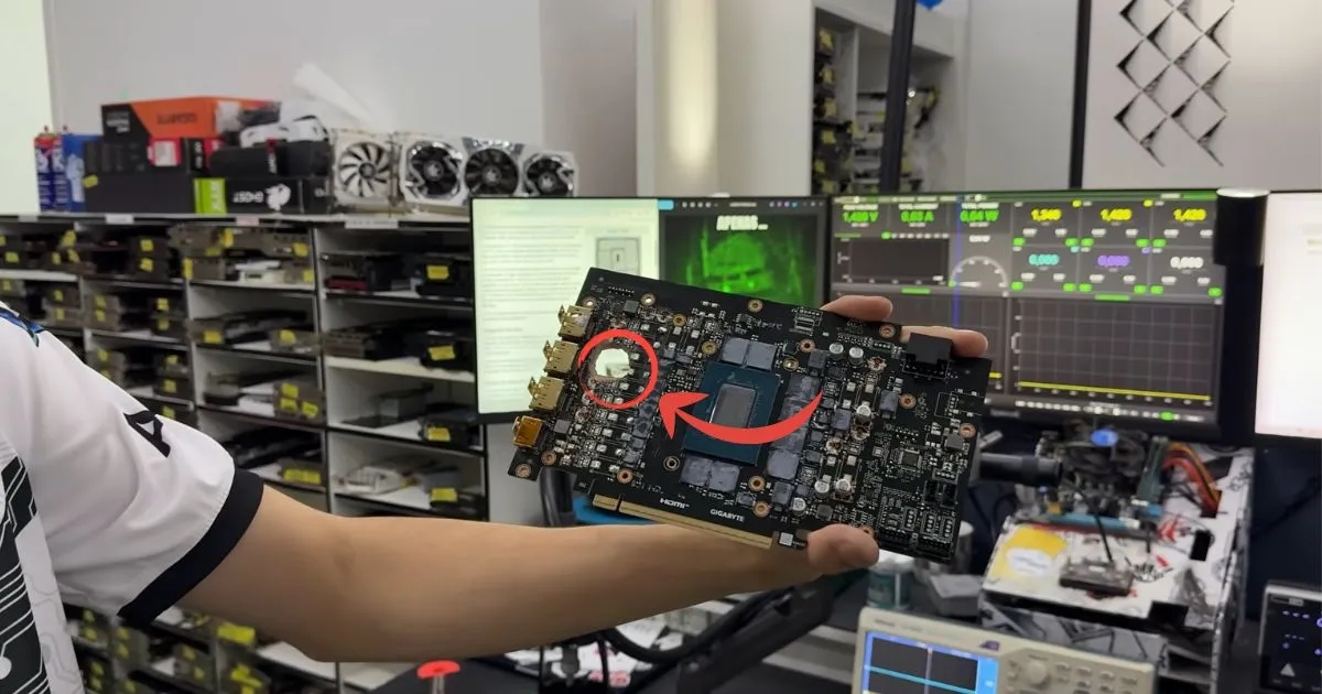 Brazilian Modders Perform GPU Surgery: They Revive A Burned RTX 5070 Ti ...