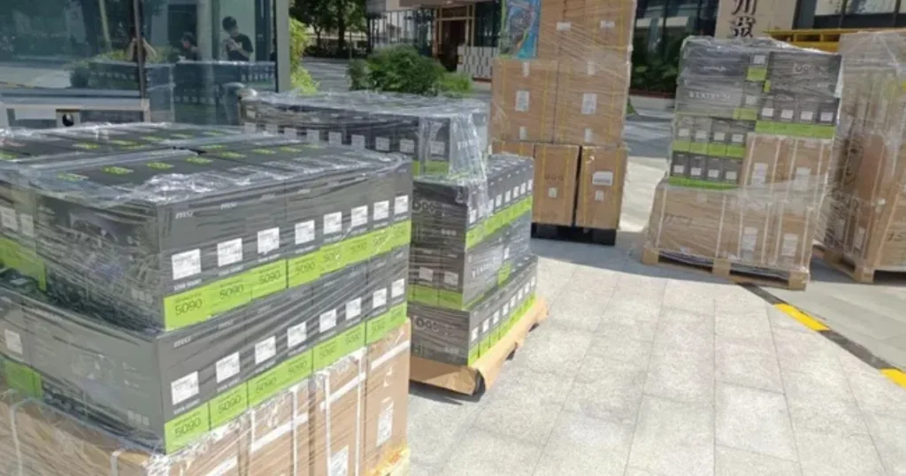 MSI Denies Selling RTX 5090 GPUs in China After Photos of Pallets Surface