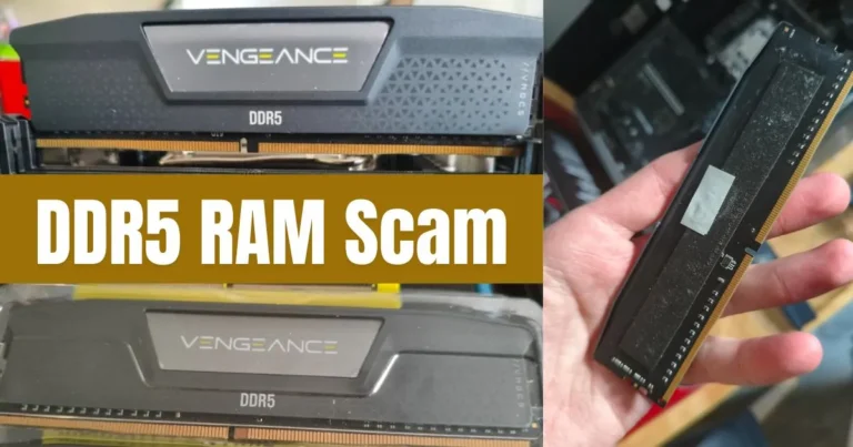 Fake Corsair DDR5 RAM Scam Uncovered - DDR4 Found Under the Heatsink