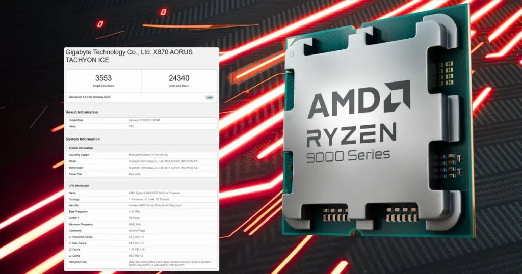 AMD's Ultimate Gaming CPU Spotted - Ryzen 9 9950X3D2 with 192MB Cache Benchmarked