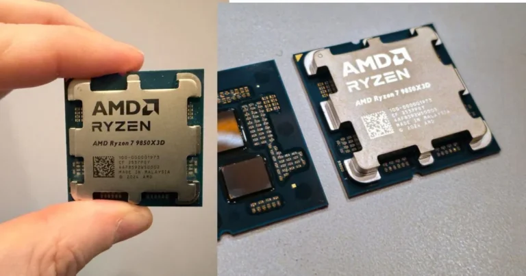 First Look - Exclusive Photos Reveal AMD's Ryzen 7 9850X3D Processor