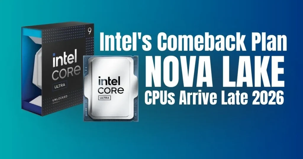 Intel's Comeback Plan - Nova Lake CPUs Arrive Late 2026 with New Socket, Cores, and "BLLC" Cache Tech