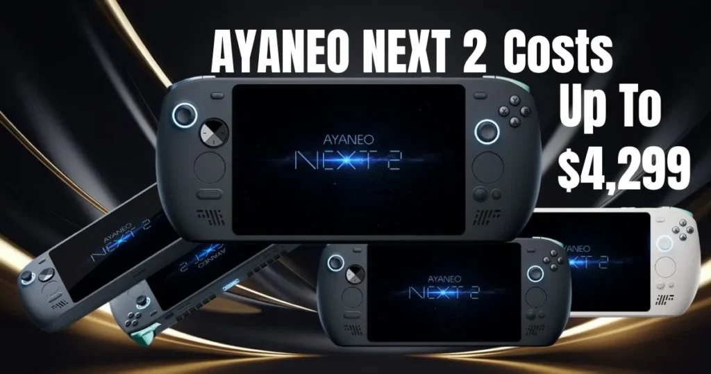 Premium Handheld Shock - AYANEO NEXT 2 Costs Up To $4,299, Weighs 3 Pounds
