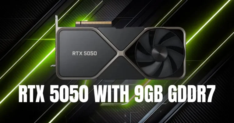 NVIDIA Rumored to Launch GeForce RTX 5050 with 9GB GDDR7 and 96-Bit Bus