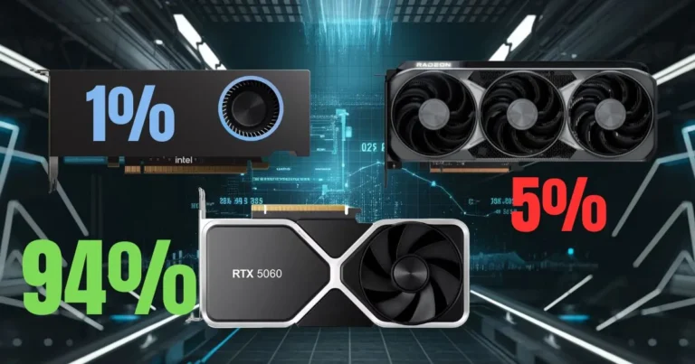 NVIDIA Tightens Grip with 94% GPU Market Share as AMD Falls to Just 5%