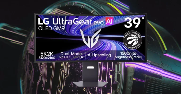LG 39GX950B 5K2K OLED Monitor Uses AI Upscaling Without Touching Your GPU