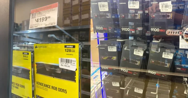 Micro Center Shelves Are Full of DDR5 and SSDs, So Why Are Prices Still in the Thousands?