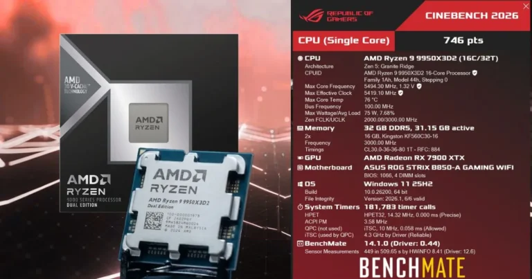 Ryzen 9 9950X3D2 Benchmarks Surface on HWBOT: Air-Cooled, 220W, Launching April 22