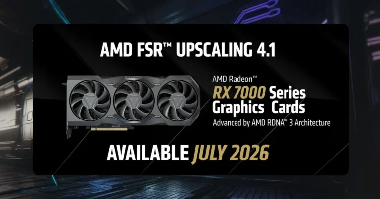 AMD Finally Brings FSR 4.1 to Radeon RX 7000 in July, RX 6000 in 2027
