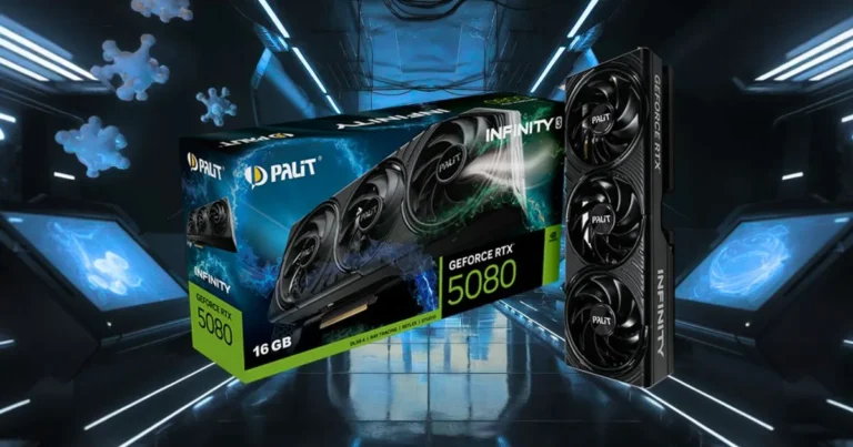 Palit Unveils RTX 5080 Infinity 3 Series With Sleek All‑Black Triple‑Fan Cooler