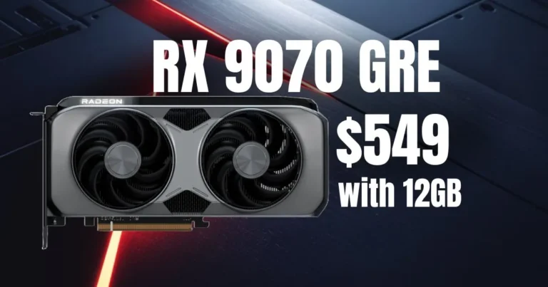 AMD Radeon RX 9070 GRE Goes Global at $549 with 12GB, Available June 2