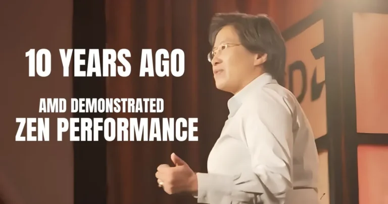 10 Years Ago, AMD Demonstrated Zen Performance Against Intel—and Changed the CPU Market Forever